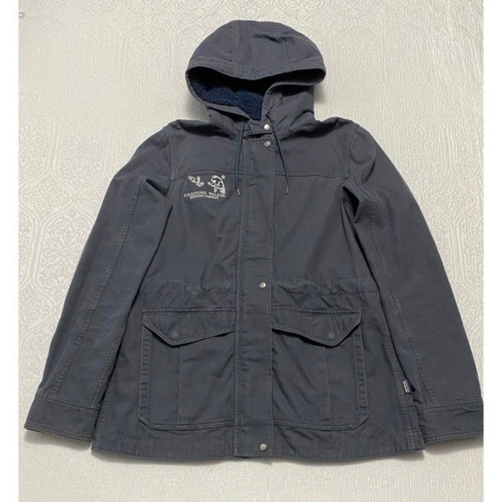 Patagonia Prairie Dawn Hooded Parka Jacket Women's L Firestone Walker Brewing